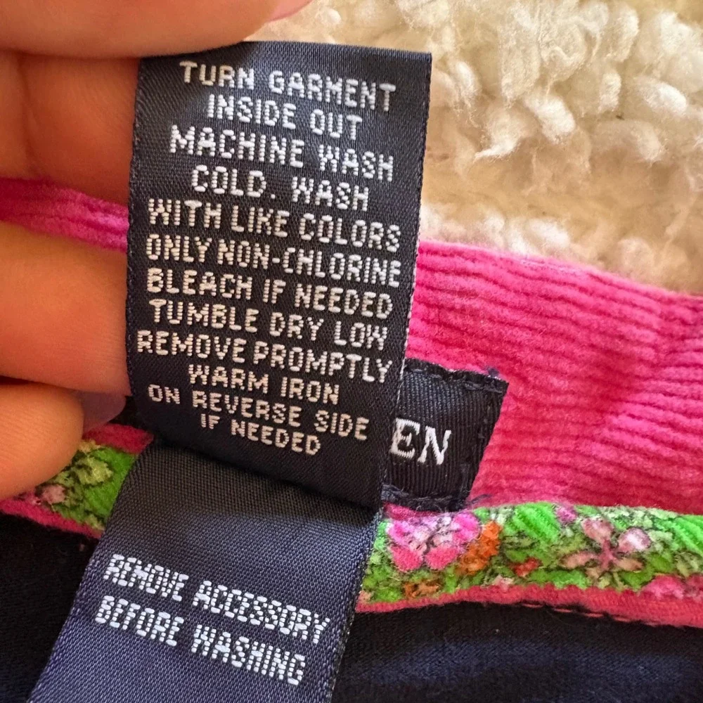 Ralph Lauren Hot Pink Corduroy‎ Skort Girls Size 14 Mini Skirt Shorts Pony Logo